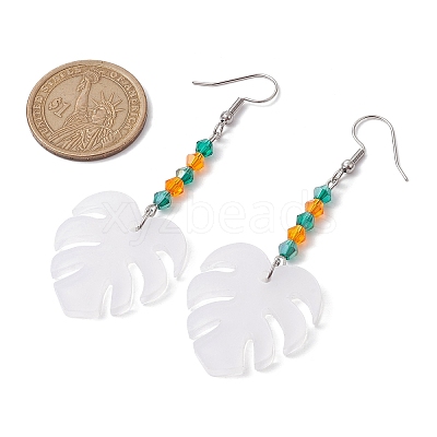 Blank Acrylic Dangle Earrings EJEW-JE05665-03-1