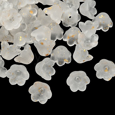 Frosted Glass Bead Cap FGLA-C001-01L-1