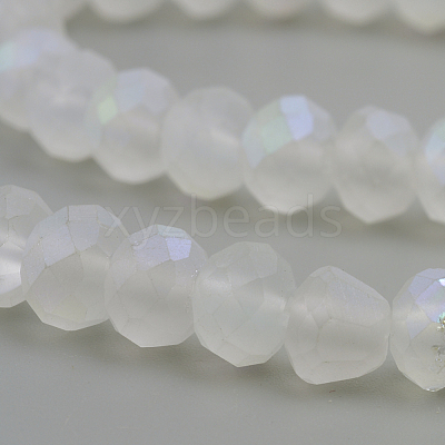 Electroplate Glass Beads Strands EGLA-S141-4mm-01E-1
