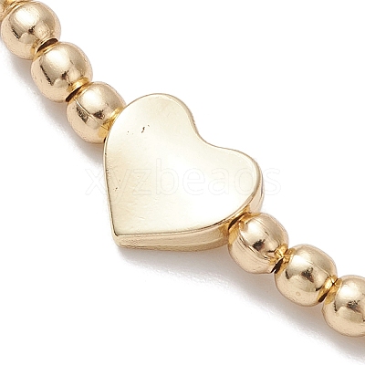 304 Stainless Steel Round Beads Stretch Bracelets BJEW-JB11216-1