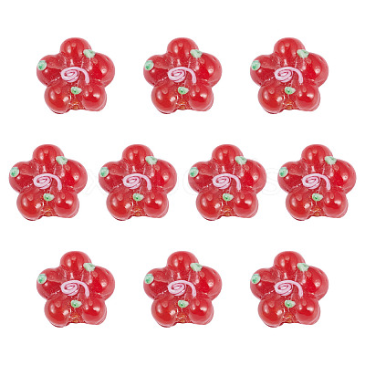 10Pcs Handmade Lampwork Beads LAMP-TADJ0001-01A-1