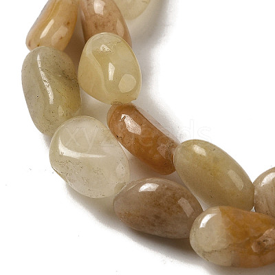 Natural Topaz Jade Beads Strands G-B078-B02-01-1