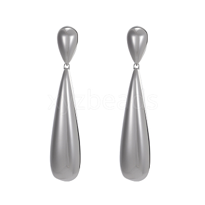 304 Stainless Steel Stud Dangle Earrings STAS-OY010-64P-1