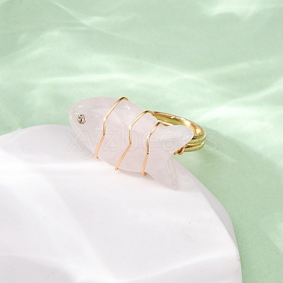 Gemstone Rings RJEW-P161-01G-M-1