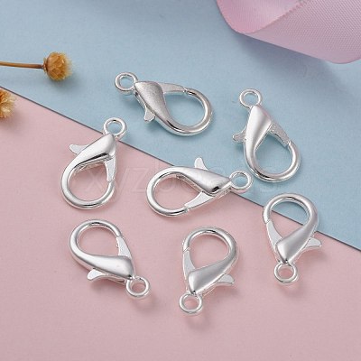 Zinc Alloy Lobster Claw Clasps E107-S-1