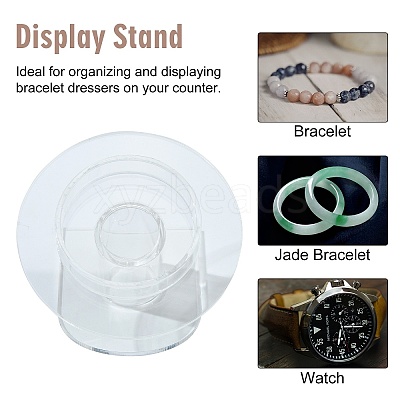 Organic Glass Bracelets/Bangles Display BDIS-N002-01-1