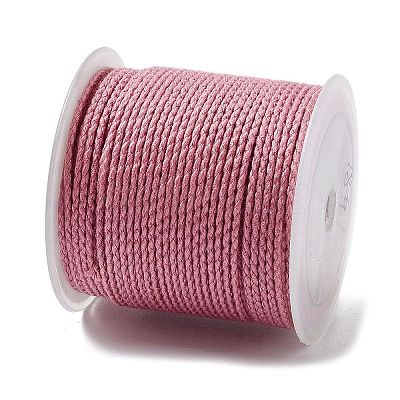 20M Polyester Braided Cord for Jewelry Making OCOR-G015-04A-01-1