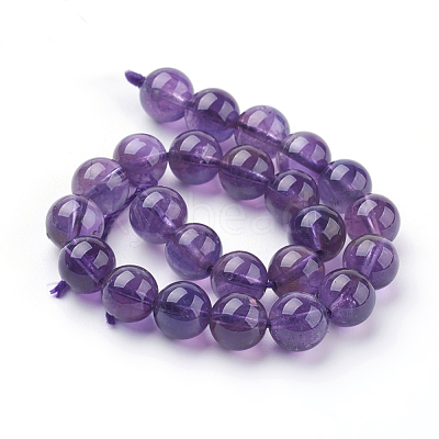 Natural Amethyst Beads Strands X-G-G099-8mm-1-1