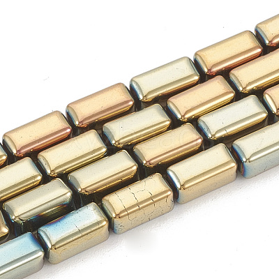 Electroplate Non-magnetic Synthetic Hematite Beads Strands G-N0322-10H-1