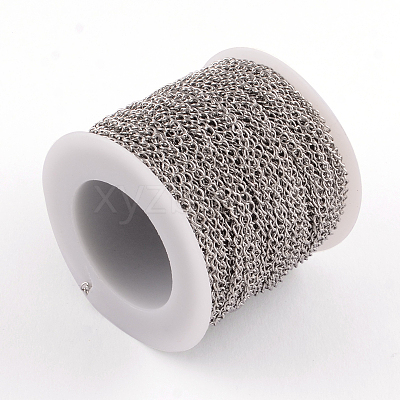 Tarnish Resistant 304 Stainless Steel Curb Chains CHS-Q001-11A-1