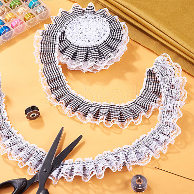 12.5 Yards Polyester Pleated Ribbon OCOR-TA0003-84E-1