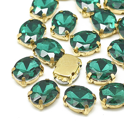 Sew on Rhinestone RGLA-T091-10x14mm-15G-1