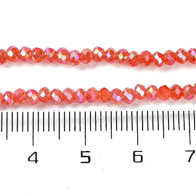 Baking Electroplate Glass Beads Strands X-DGLA-A039-J2MM-B01-1
