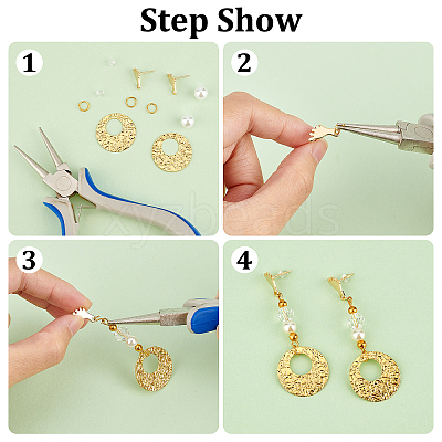 30Pcs 3 Colors 201 Stainless Steel Stud Earring Findings STAS-DC0010-25-1