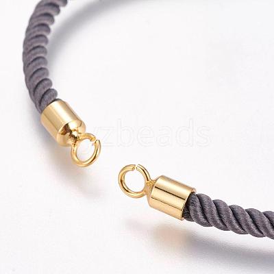 Nylon Cord Bracelet Making MAK-P005-04G-1
