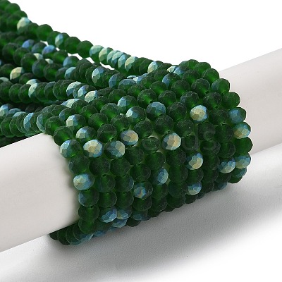 Transparent Glass Beads Strands EGLA-A034-T4mm-MB24-1