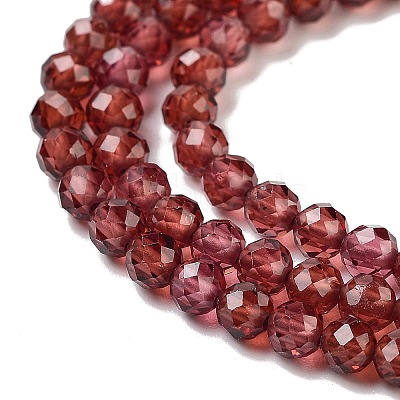 Natural Garnet Beads Strands X-G-B088-C11-03-1