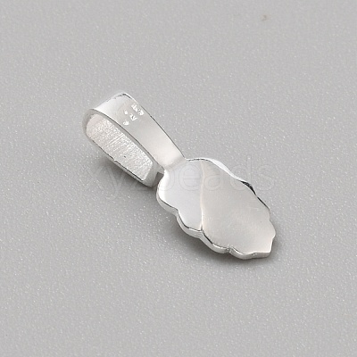 925 Sterling Silver Pinch Bails STER-WH20003-04S-1