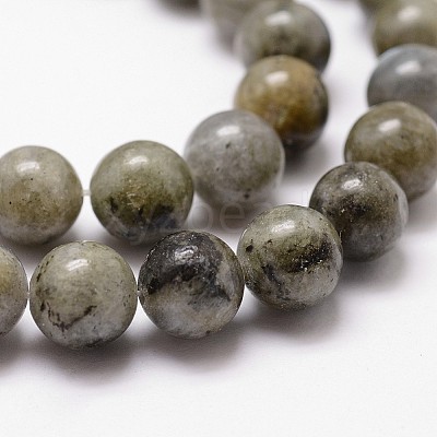Natural Labradorite Bead Strands G-G735-29-6mm-1