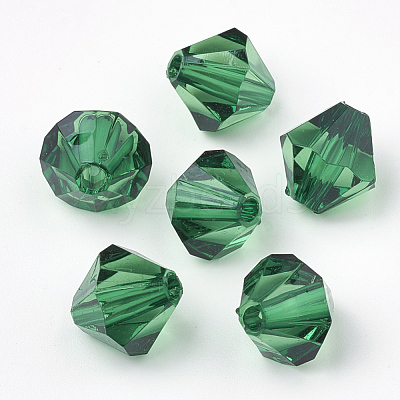 Transparent Acrylic Beads TACR-S146-4mm-07-1