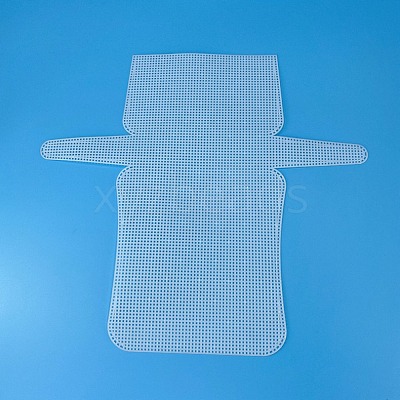 DIY Rectangle-shaped Plastic Mesh Canvas Sheet PURS-PW0001-603C-1