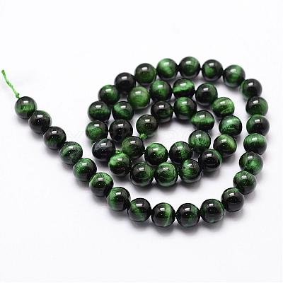 Natural Tiger Eye Bead Strands G-D840-54-8mm-01-1