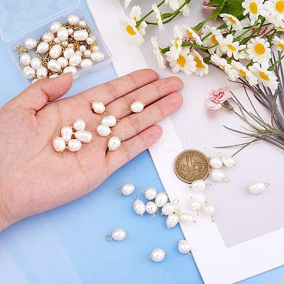 Natural Cultured Freshwater Pearl Pendants PEAR-SZ0001-08-1