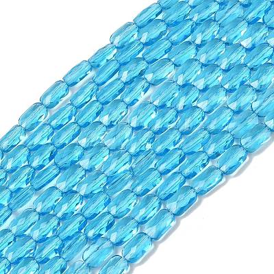 Transparent Glass Beads Strands GLAA-Z018-C23-1
