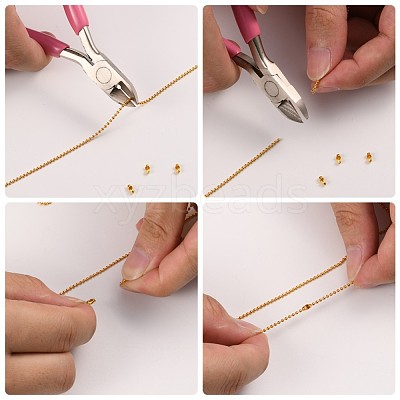 Brass Ball Chains CHC-S008-003H-G-1