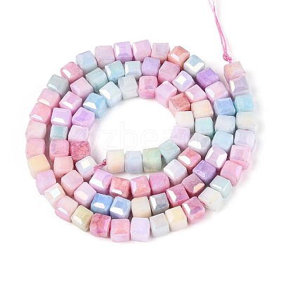 Anti-Tarnish Electroplate Glass Beads Strands GLAA-T025-4mm-10M-1