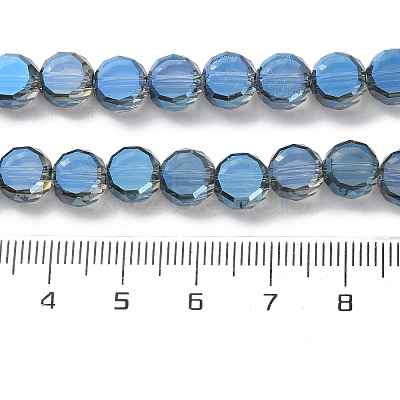 Electroplate Glass Beads Strands EGLA-C010-01A-PL01-1