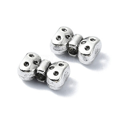 Tibetan Style Alloy Beads TIBEB-F065-07AS-01-1
