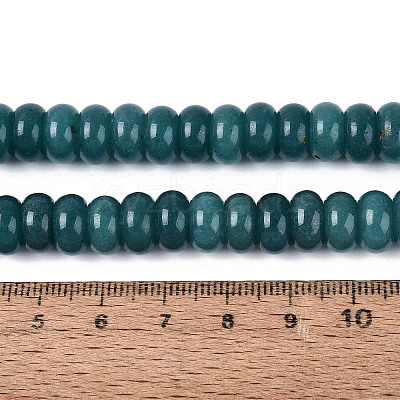 Natural White Jade Beads Strands G-Q613-01F-09-1