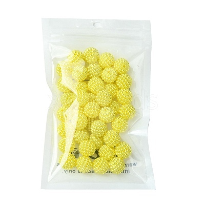 Imitation Pearl Acrylic Beads OACR-FS0001-45D-1