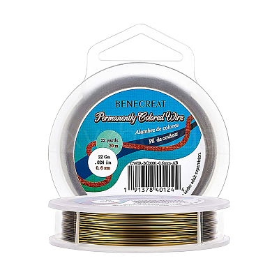 Round Craft Copper Wire CWIR-BC0001-0.6mm-AB-1