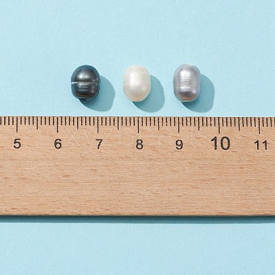 40Pcs 3 Colors Natural Cultured Freshwater Pearl Loose Beads PEAR-FS0001-01-1