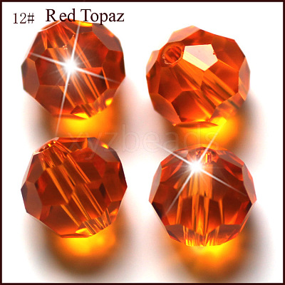 Imitation Austrian Crystal Beads SWAR-F021-10mm-372-1