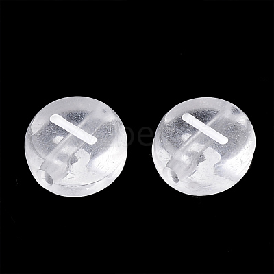 Transparent Acrylic Beads X-TACR-N002-04B-1