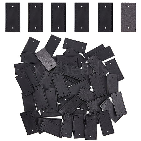 PU Leather Sewing Labels FIND-WH0126-477A-01-1