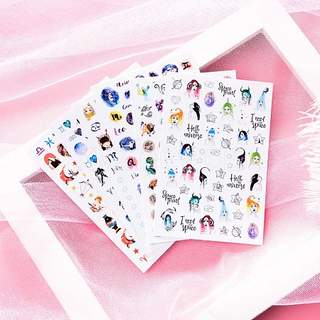 Nail Decals Stickers MRMJ-T078-B-M-1