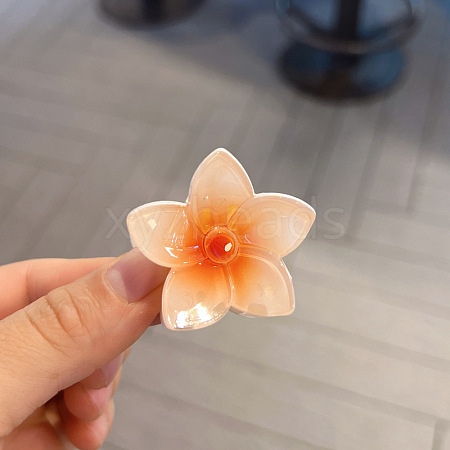 Flower Plastic Claw Hair Clips PW-WG3FA62-21-1