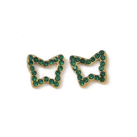 304 Stainless Steel Rhinestone Cabochons STAS-A057-04G-H02-1