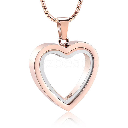 Stainless Steel Pendant Necklace PW-WG26534-04-1