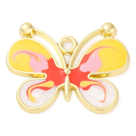 Alloy Enamel Pendants PALLOY-S034-02KCG-B-1