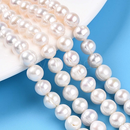 Natural Cultured Freshwater Pearl Beads Strands PEAR-N013-06-A-1