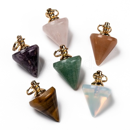 Natural & Synthetic Gemstone Pendants G-Z010-01-1