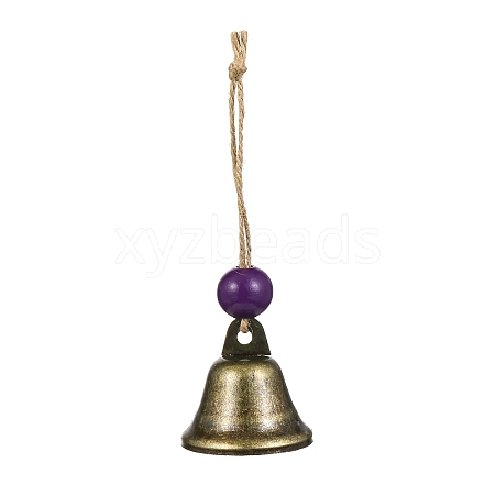 Iron Bell Hanging Ornaments HJEW-JM02445-1