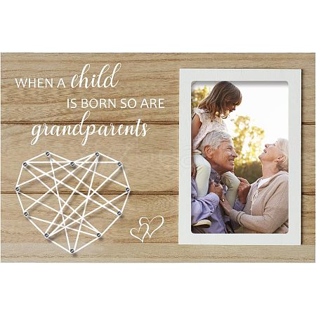 MDF Photo Frame DJEW-WH0036-011-1