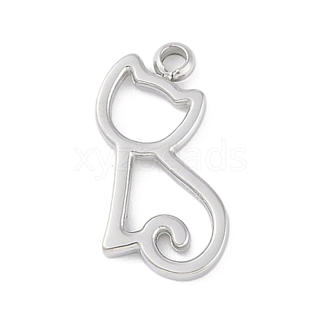 Non-Tarnish 304 Stainless Steel Charms STAS-L022-400P-1