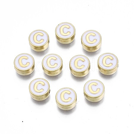 Alloy Enamel Beads ENAM-N052-006-01C-RS-1